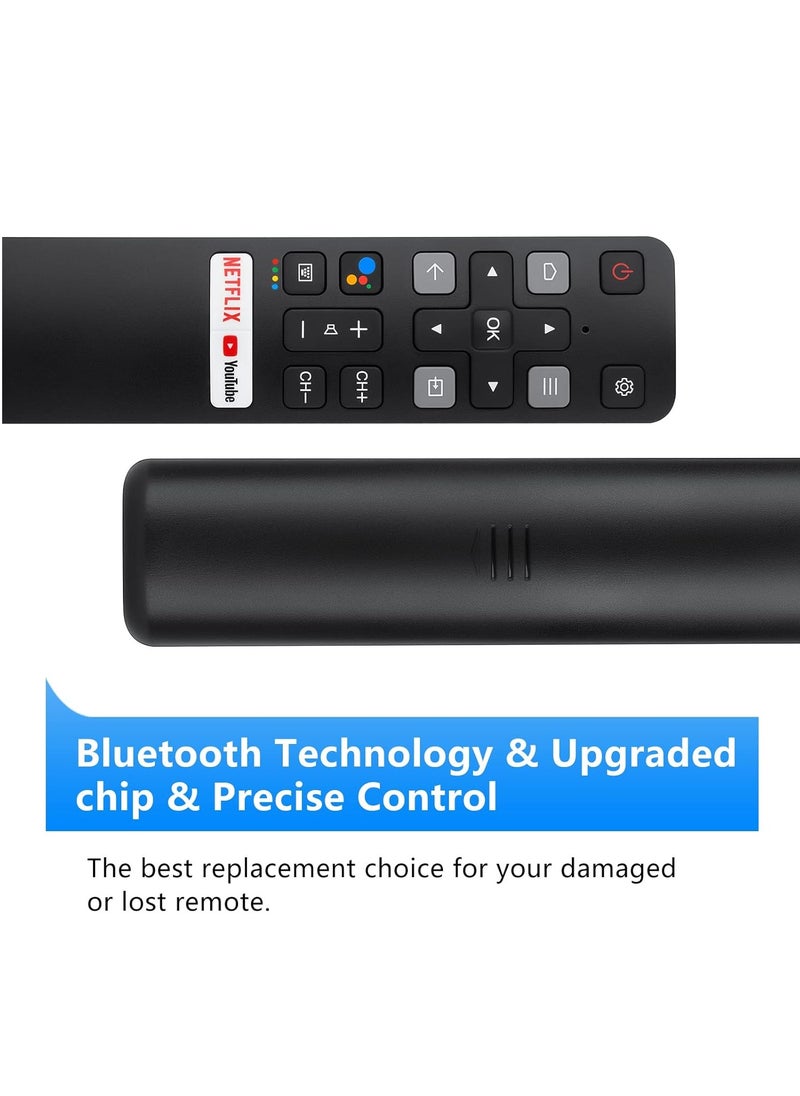 Fanski Voice Replacement for TCL-Android-TV-Remote,New Upgraded RC802V for TCL Smart TVs with Google Voice Function,with Netflix,YouTube Buttons  - Image 5