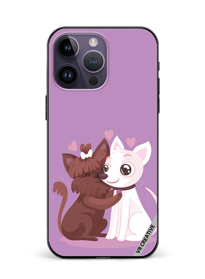 VR CREATIVE Protective Case Cover For Apple iPhone 15 Pro Love Bear Design Multicolour - Image 1