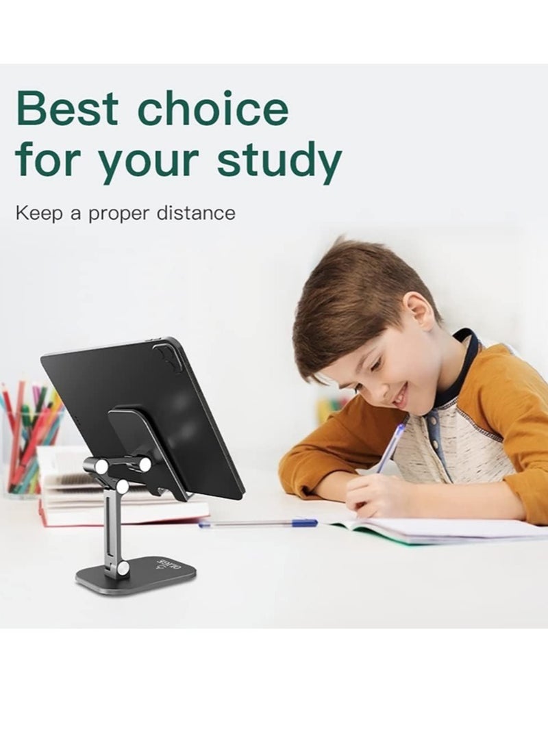 ELTRAZONE Phone Stand Adjustable Mobile Phone Holder Desktop Tablet Mount Compatible with iPhone 12/12 Pro Max 11 Pro Max XS XR, iPad Pro, Galaxy S20 Ultra S10 Plus S9 Note 10 Note 9, - Image 4