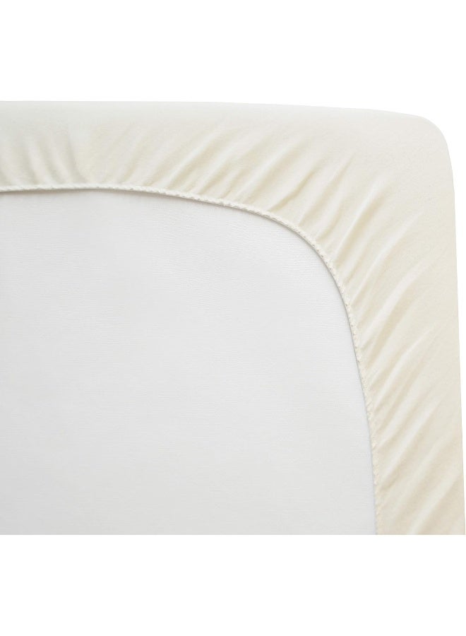 American Baby Company Waterproof Bassinet Mattress Protector, Quilted Fitted Protector Pad Cover Made with Organic Cotton Top Layer, 33" x 15" - Image 4