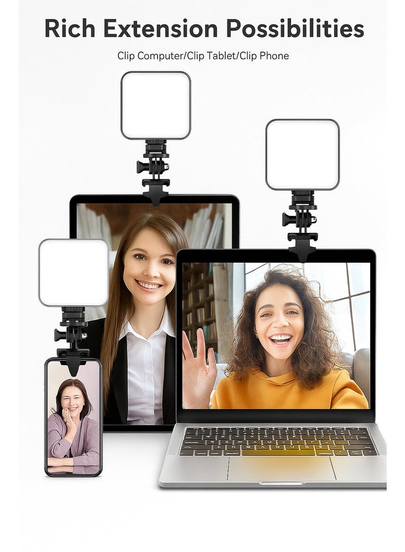 رينج لايت سيلفي صغير للموبايل – إضاءه احترافيه قويه بثلاثة ألوان، وأكثر من 8 درجات لسطوع الإضاءه ، تعمل بالتاتش وبشحن Type-C، سهلة الحمل في اي مكان، ومثاليه للتصوير والفيديوهات والفلوجات والبث المباشر . - Image 4