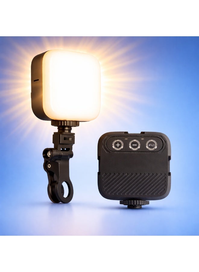 Mini Selfie Ring Light for Mobile Phones – Powerful professional lighting and more than 8 brightness levels, touch control and Type-C charging, easy to carry anywhere, and ideal for photography, videos, vlogs, and live streaming - Image 1