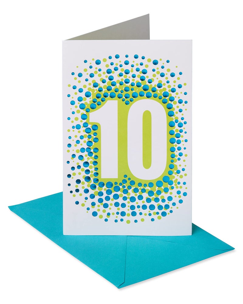 American Greetings 10th Birthday Card (Big 10) - Image 1