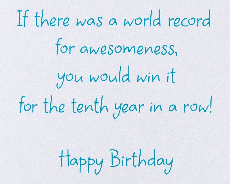 American Greetings 10th Birthday Card (Big 10) - Image 3