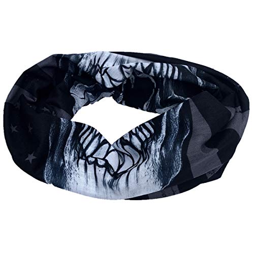 TERNNK Skull Face Mask Half Sun Dust Wind Protection, 3D Tube Mask Seamless Durable Face Mask Bandana Skeleton Face Mask Motorcycle Bike Riding Fishing Hunting Cycling Festival, Many Patterns - Image 4