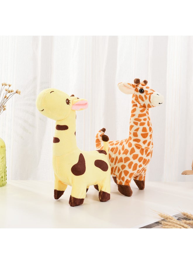 Plush Electric Simulation Giraffe Can Sing And Walk Electric Toy Pet Stall Night Market Hot Wholesale-Color:Music Giraffe [Orange]]  - Image 5