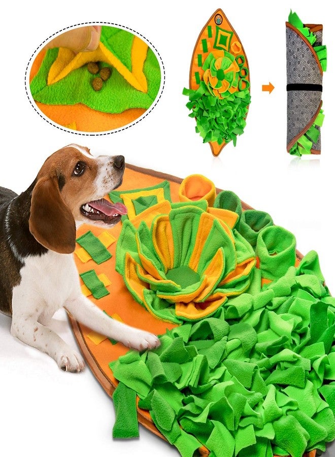 AWOOF Snuffle Mat for Dogs, Dog Cats Nosework Feeding Mat, Pet Interactive Dog Puzzle Toys Encourages Natural Foraging Skills for Training and Stress Relief - Image 1