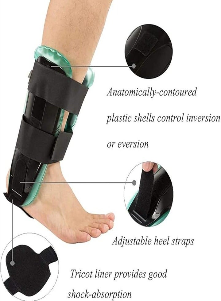 Premium Air Stirrup Ankle Brace Stabilizer with Air and Gel Cold Therapy - One Size, Unisex - Image 2