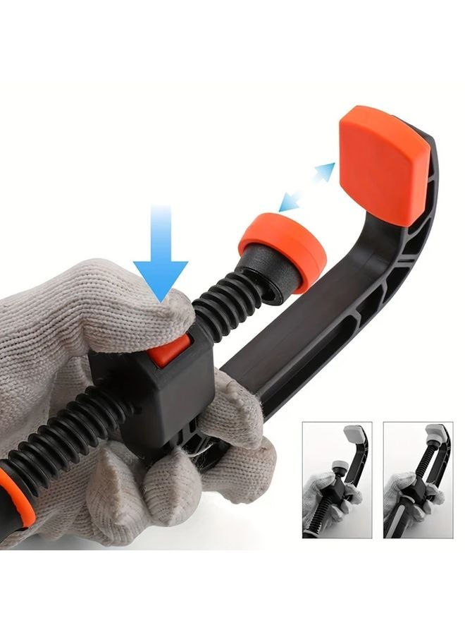 4pcs 7 Inch Steel F Bar Clamp Set Light Duty for Woodworking Metalworking DIY - Image 5