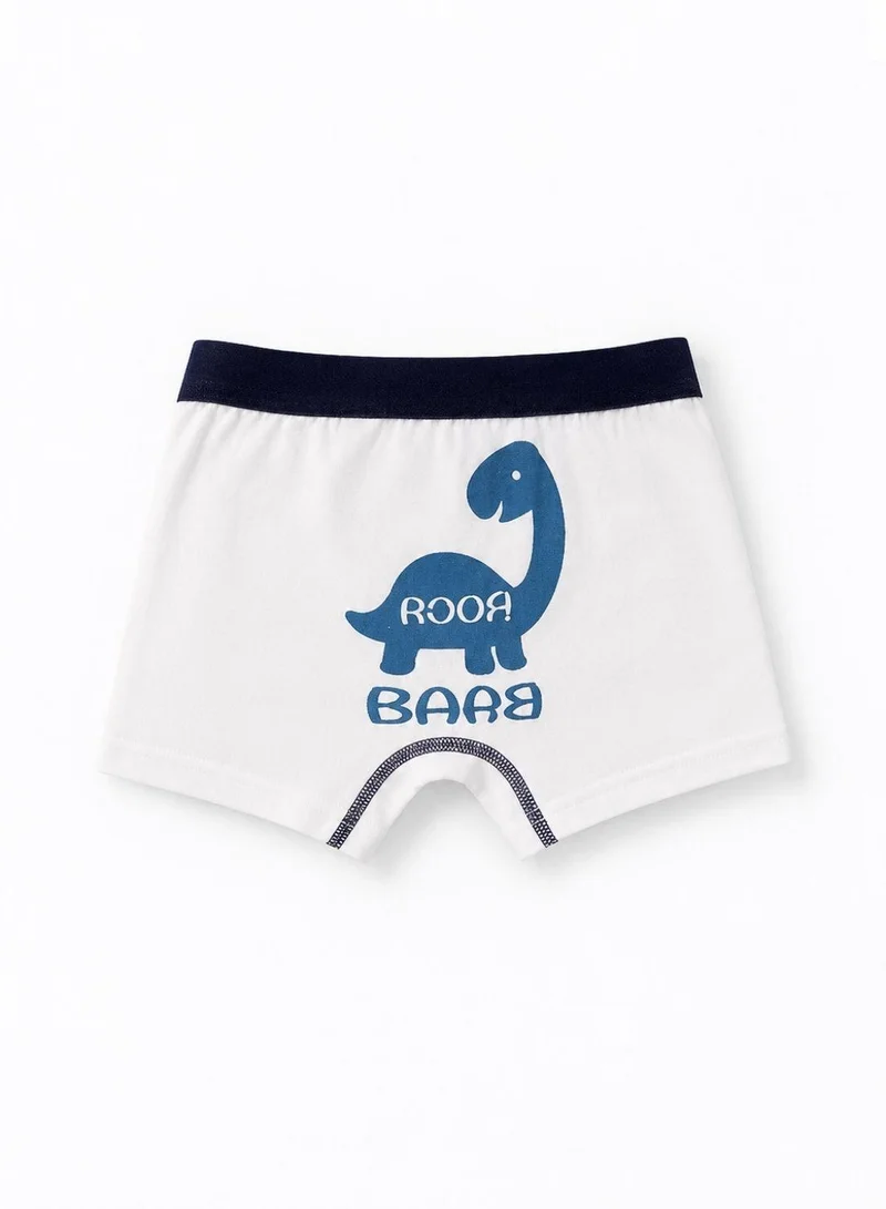 بيبي كلو Boys Dino Print Boxers Pack of 4