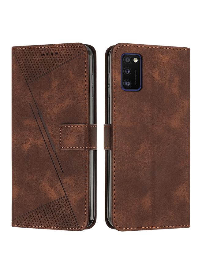 اس-توب جراب لهاتف Samsung Galaxy A41 جراب هاتف جلدي مثلث الشكل مع حبل طويل - Image 1