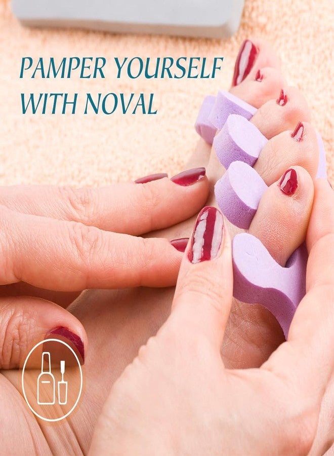 NOVAL Toe Separator Pedicure Toe Separators Foam Bulk,200 PCS (100 Pairs) Toe Separators Pedicure for Nail Polish Nail Salon,for Women & Girls - Image 5