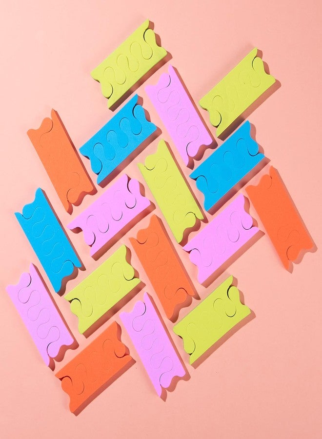 NOVAL Toe Separator Pedicure Toe Separators Foam Bulk,200 PCS (100 Pairs) Toe Separators Pedicure for Nail Polish Nail Salon,for Women & Girls - Image 1