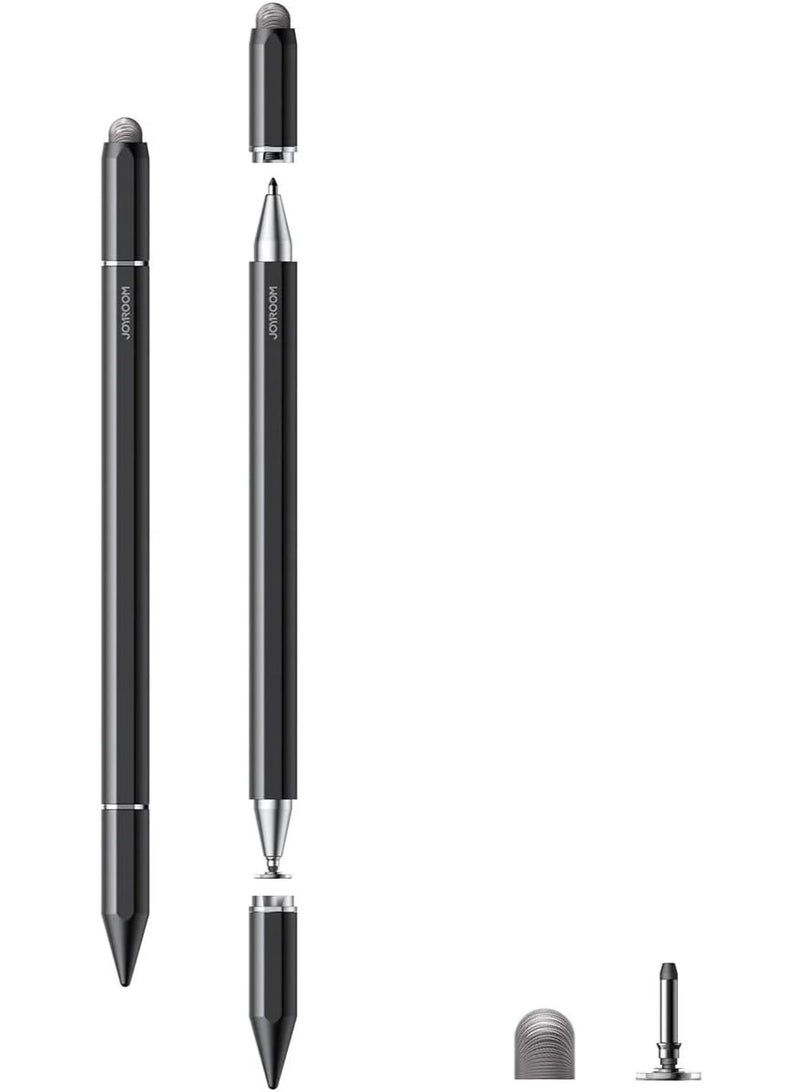 JOYROOM JR-BP561 Stylus Pen Passive 3-in-1 Magnetic Capacitive Pencil for Tablets Smartphones -Black - Image 1
