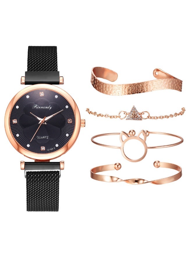 Mark Fairwhale New Small Fresh Retro Decorative Watch Set 