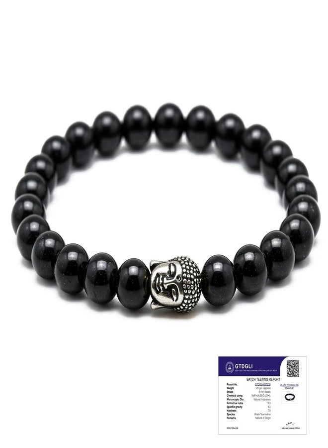 Astrotalk Black Tourmaline Bracelet | Powerful Healing Crystal bracelets | Unisex Astrology Bracelet for Men & Women | Crystal Energy | Certificate of Authenticity - Image 1