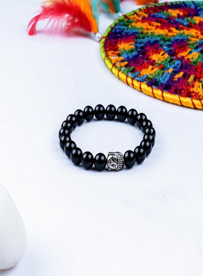 Astrotalk Black Tourmaline Bracelet | Powerful Healing Crystal bracelets | Unisex Astrology Bracelet for Men & Women | Crystal Energy | Certificate of Authenticity - Image 2
