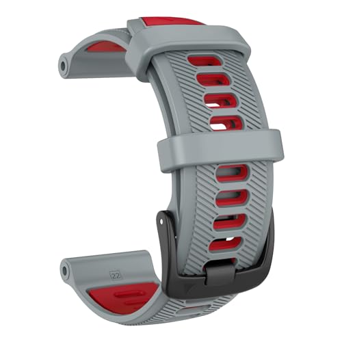 ISABAKE Watch Band for Garmin Forerunner 970/Forerunner 965/Forerunner 955/Forerunner 945/Forerunner 935,Soft Silicone 22mm Replacement Bands compatible with Fenix 5/ Fenix 5 plus/ Fenix 6/ Fenix 6 Pro/Approach S60 - Image 2