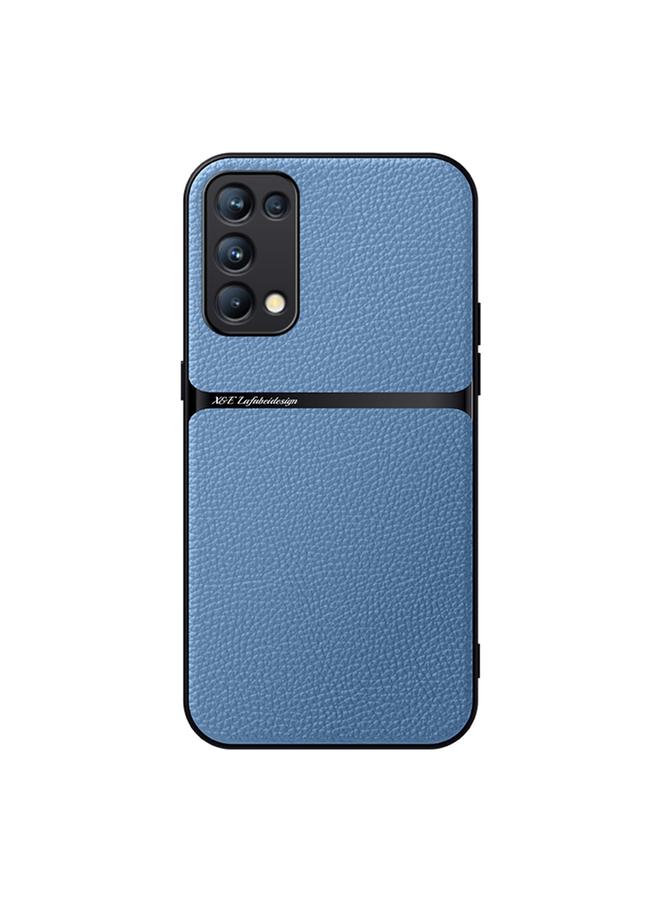 اس-توب جراب هاتف OPPO Reno5 Pro مصنوع من جلد الليتشي المغناطيسي بتغطية كاملة ومضاد للصدمات - Image 1