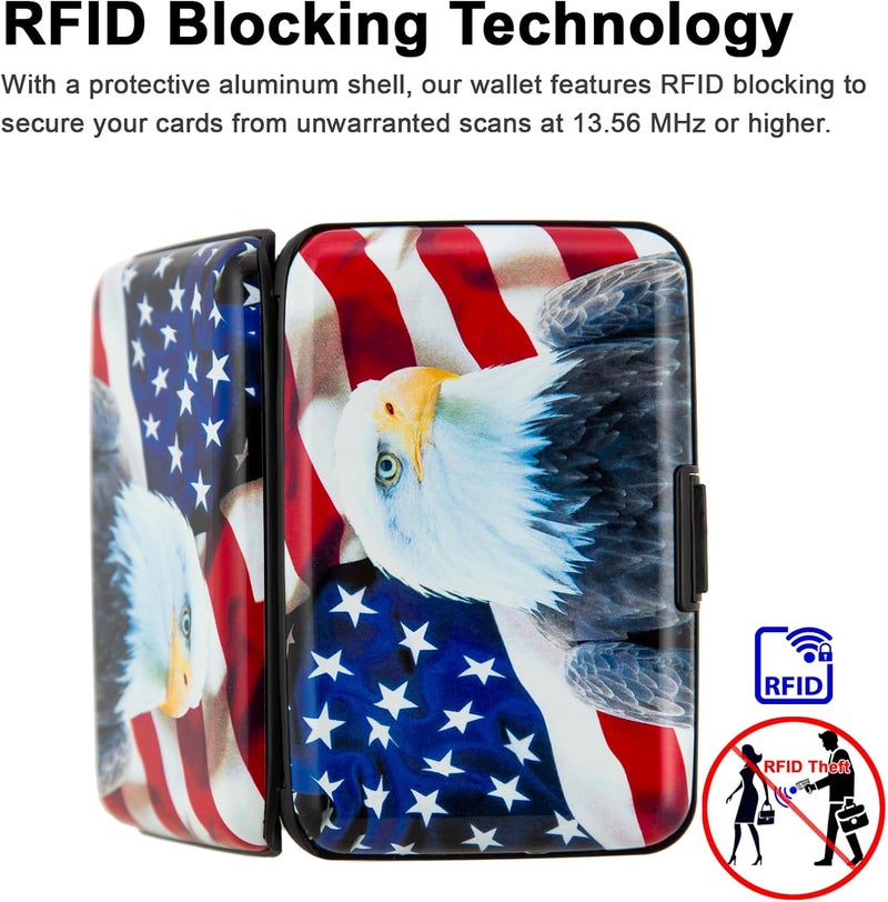 Kaabao Credit Card Holder Small RFID Blocking Wallet Business Metal Slim Mini Aluminum Hard Case for Women Men - Image 2