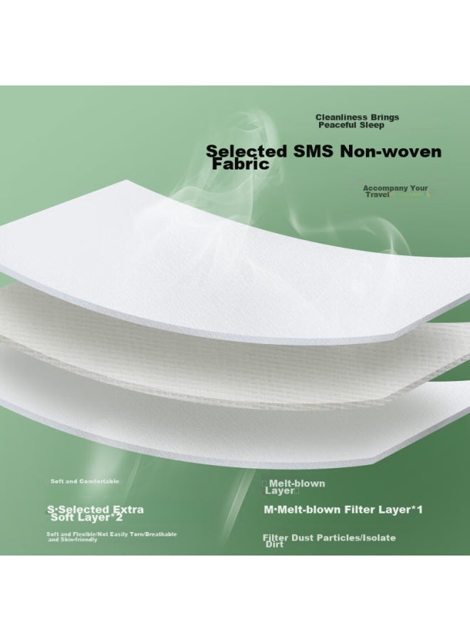 NOLANSEND Nuolansendi Disposable Bed Sheet, Hotel Hygiene Double Bed Sheet, Travel Anti-dirt Bedding, 1.8*2.3m, 3-pack - Image 3