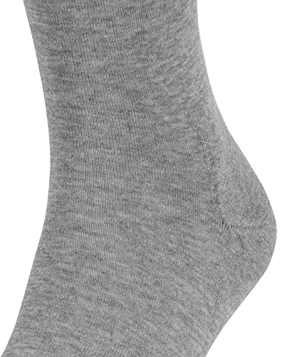 FALKE Unisex Run Socks, Light Cushion, Sporty, Classic Athleisure, Lightweight, Breathable, Skin-Friendly, Cotton, Grey (Light Grey 3400), 12.5-13.5, 1 Pair - Image 5