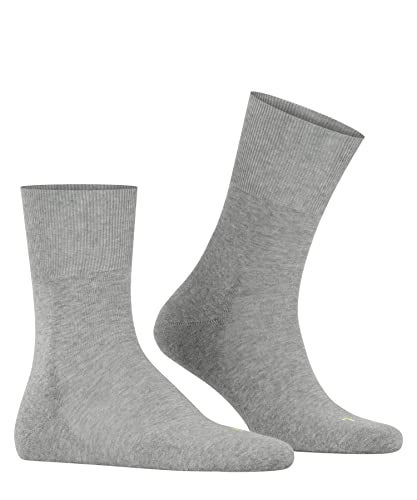 FALKE Unisex Run Socks, Light Cushion, Sporty, Classic Athleisure, Lightweight, Breathable, Skin-Friendly, Cotton, Grey (Light Grey 3400), 12.5-13.5, 1 Pair - Image 4