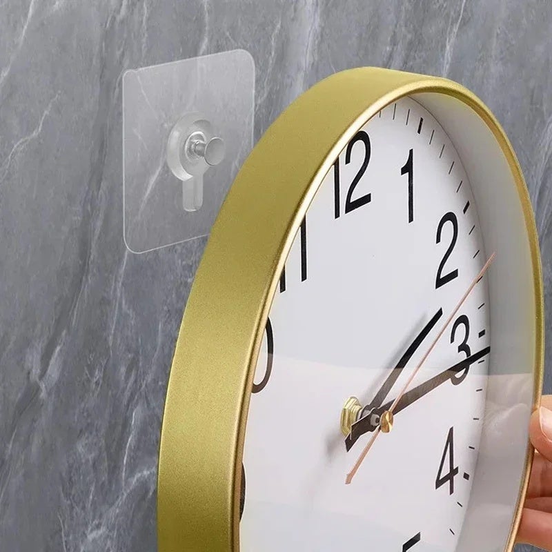 Self-Adhesive Hook Strong Adhesive Picture Frame Nails Hooks Transparent Seamless Wall Hangers Hanging Clock Wall Sticker Holder - Image 2
