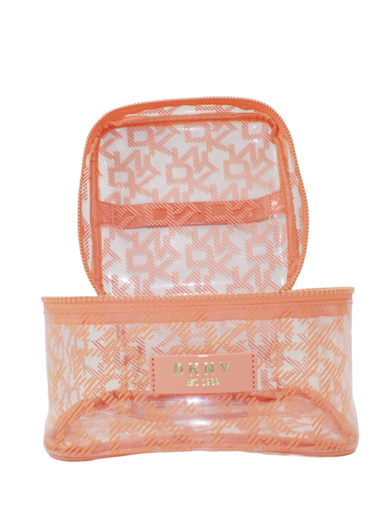 دكني حقيبة مستحضرات التجميل لوسيد دريم ترين من دي كيه إن واي، حقيبة مكياج للسفر صغيرة، حقيبة تخزين صغيرة خفيفة الوزن لمستحضرات التجميل، حقيبة مكياج صغيرة، حقيبة أدوات الزينة للسفر - Image 5