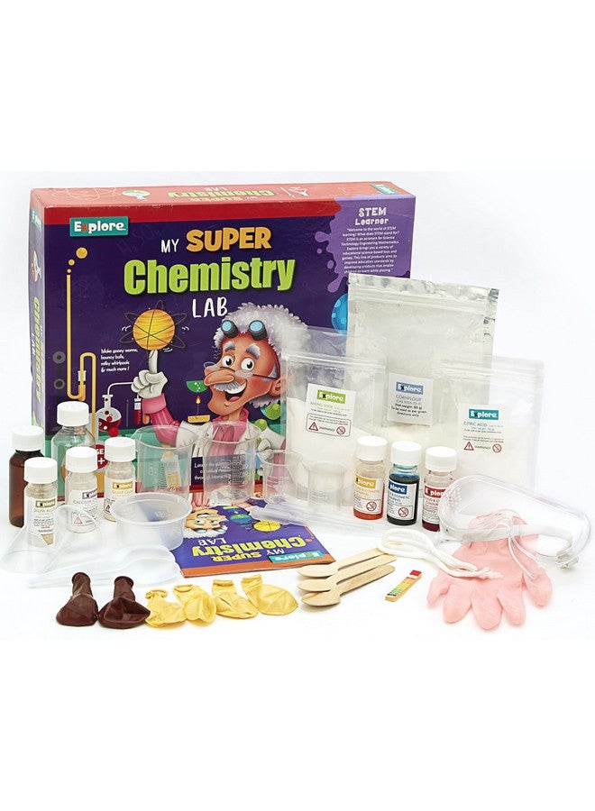 Goyal's Science Experiments STEM Learner | My Super Chemistry Lab | Learning & Educational DIY Activity Toy Kit for Ages 6+ | Safe & Non-Toxic Materials | Hands-On Science Experiments for Kids - Image 2