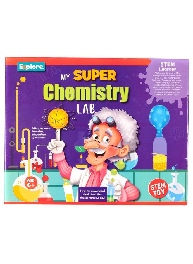 Goyal's Science Experiments STEM Learner | My Super Chemistry Lab | Learning & Educational DIY Activity Toy Kit for Ages 6+ | Safe & Non-Toxic Materials | Hands-On Science Experiments for Kids - Image 1