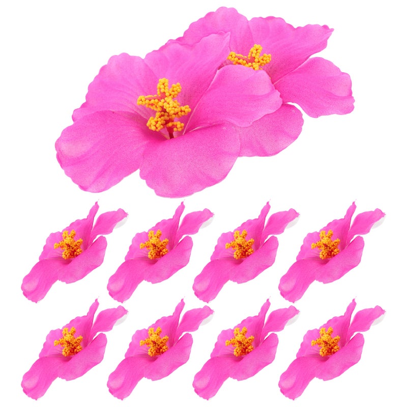 🌱 زهور الكركديه الصناعية للزينة 20 قطعة - Image 4