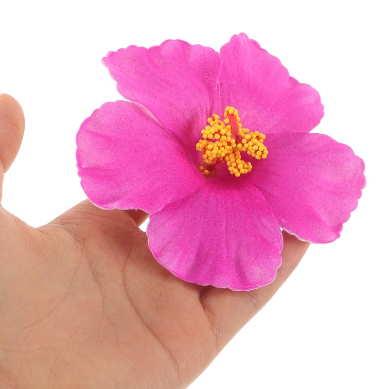 🌱 زهور الكركديه الصناعية للزينة 20 قطعة - Image 2