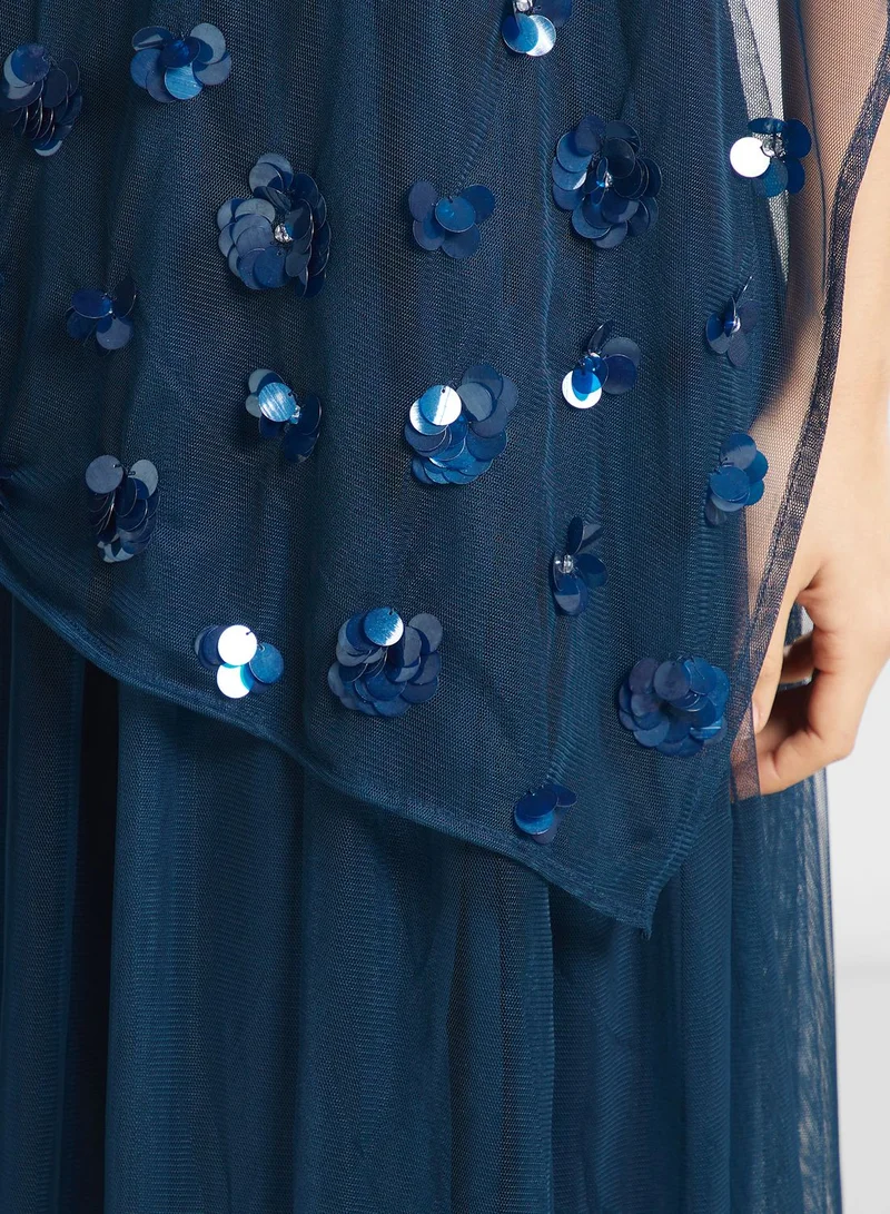 Maya Sequin Detail Scarf