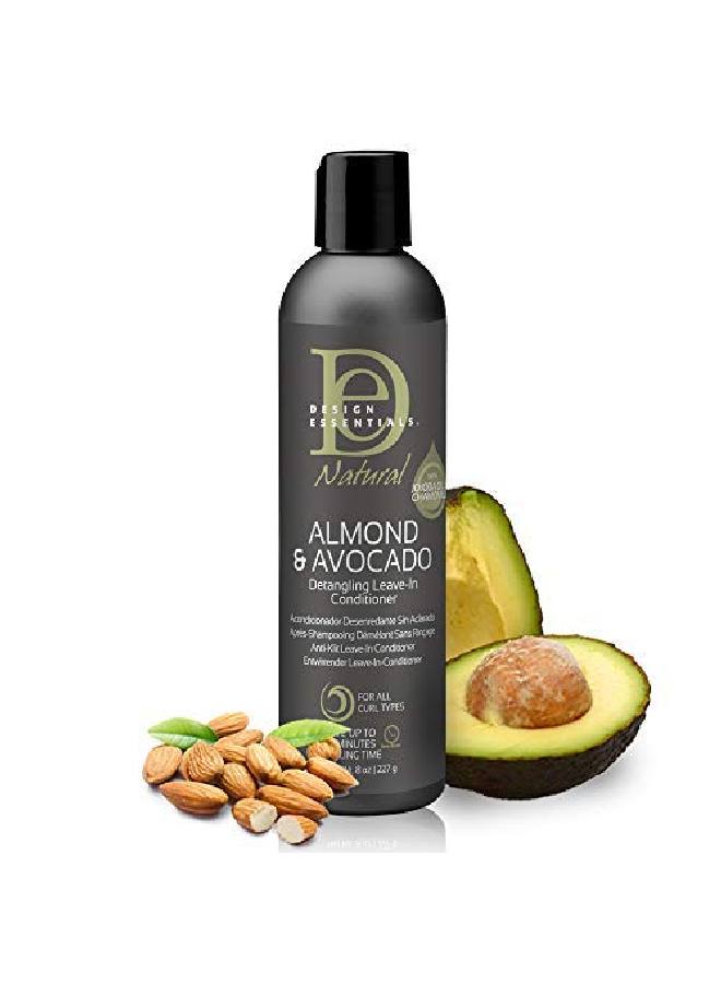 Design Essentials Moisturizing And Detangling Leave In Conditioner Almond And Avocado Collection 8 Ounces - Image 4