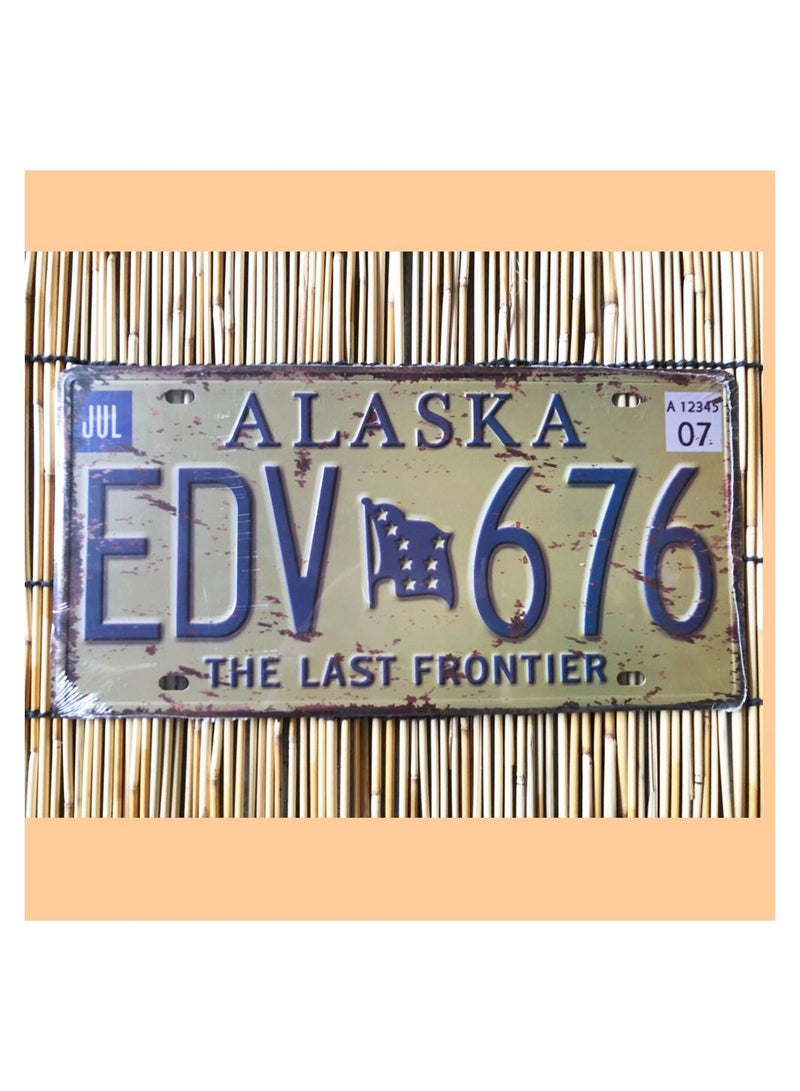 LINGWEI Decorative Metal Tin Sign Wall Poster Plaques Iron Plate Decoration Art Plaque Wall Art Vintage Metal Tin Signs Retro Vintage Metal Tin Signs Tin Metal Sign Wall Art for Shop Home Style-22 - Image 2