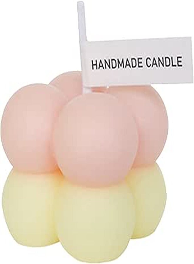 Bubble Candles Cube Beans Candles Candles Home Decoration Candles Incense Candles Home Use and Gifts Jar Candle Holders Decorative (I, One Size)