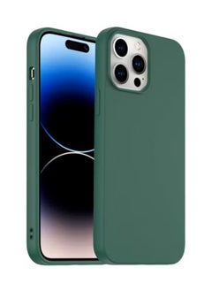 Specially Designed for iPhone 14 Pro, Silicone Slim Shock Resistant Case with Soft Scratch Resistant Microfiber Liner [Enhanced Camera Protection] 6.1