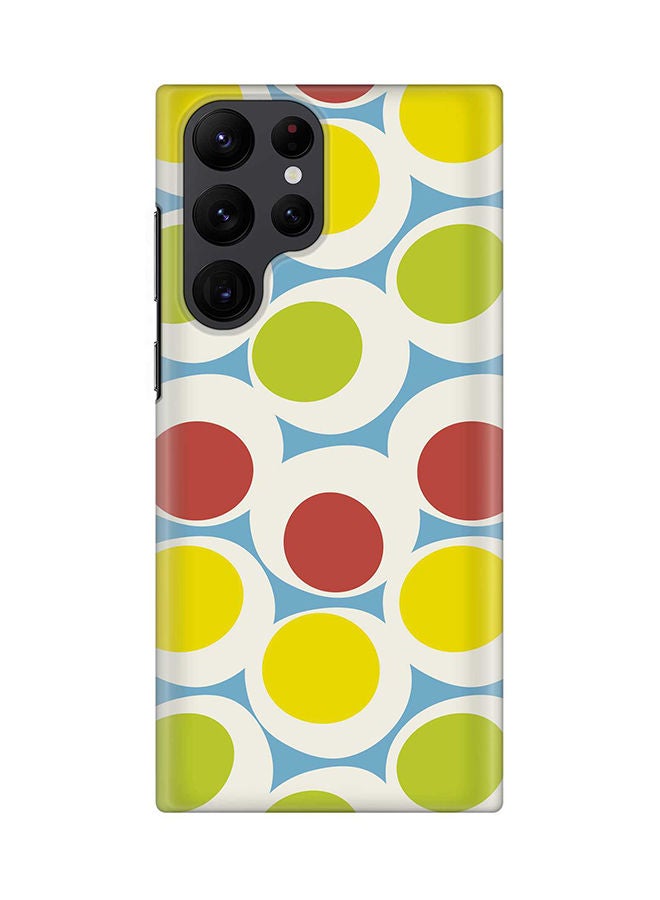 Stylizedd Case for Samsung Galaxy S22 Ultra 5G Snap Case Slim Snap Classic Series Shield Matte Finish Print - 70's Bubbble