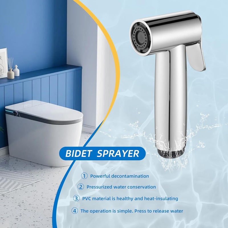 BRIMIX Chrome Handheld Bidet Sprayer - Image 5