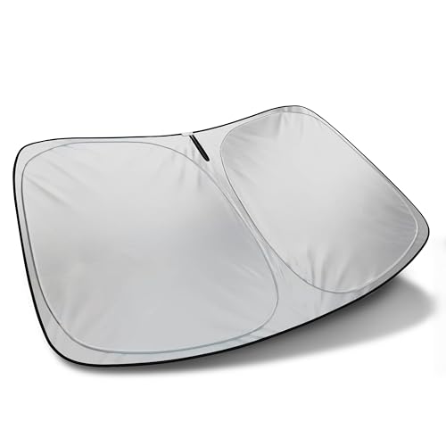 Autotech Park Foldable Sunshade Compatible with 20182023 Audi A5 Coupe UV Reflective and Easy Storage Customfit Car Windshield Sun Shade