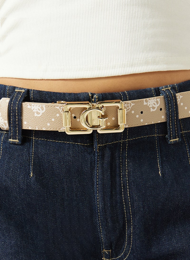 GUESS Emelie Logo Allocated Hole Belt - Image 4