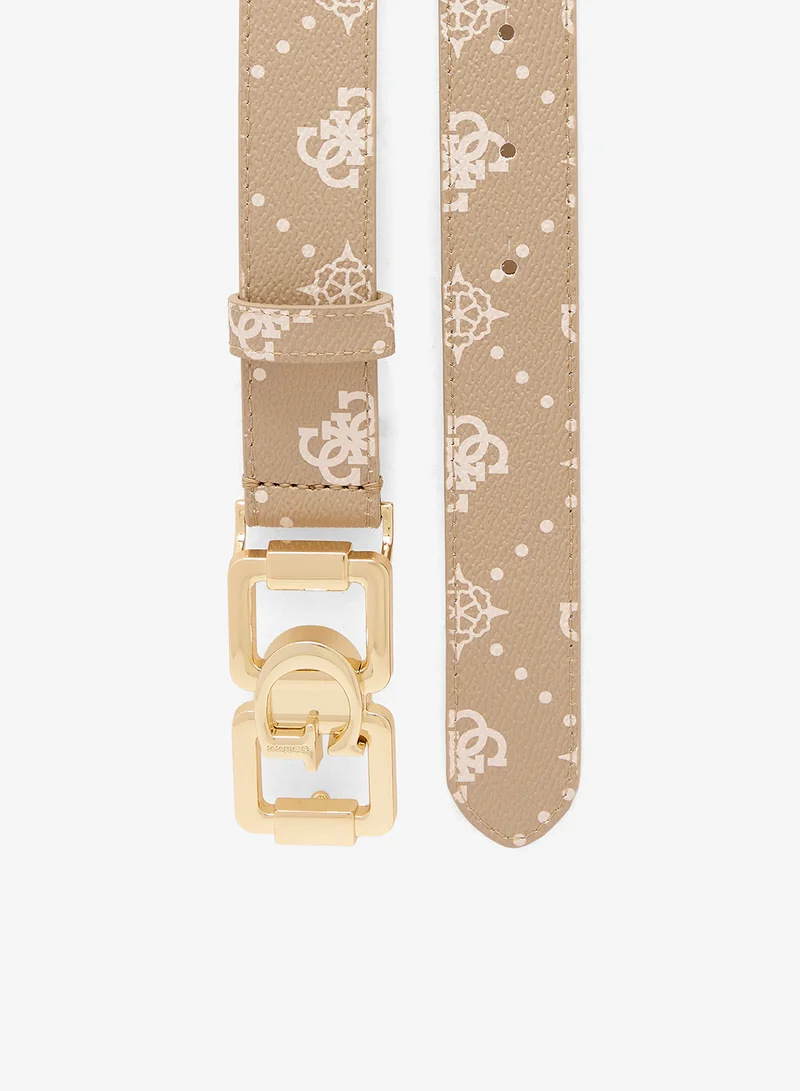 Guess  Emelie Logo Allocated Hole Belt for Women | Best Price UAE