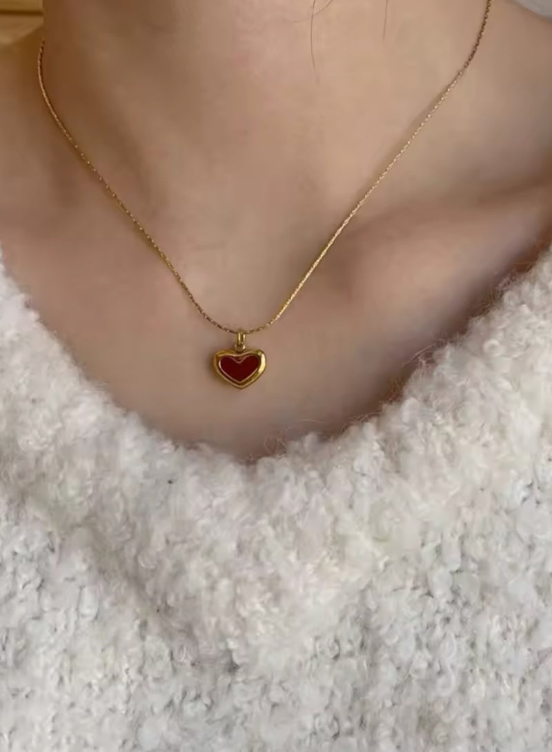 Jewelry 4You Elegant Stainless Steel Gold Plated Necklace For Women - Image 2