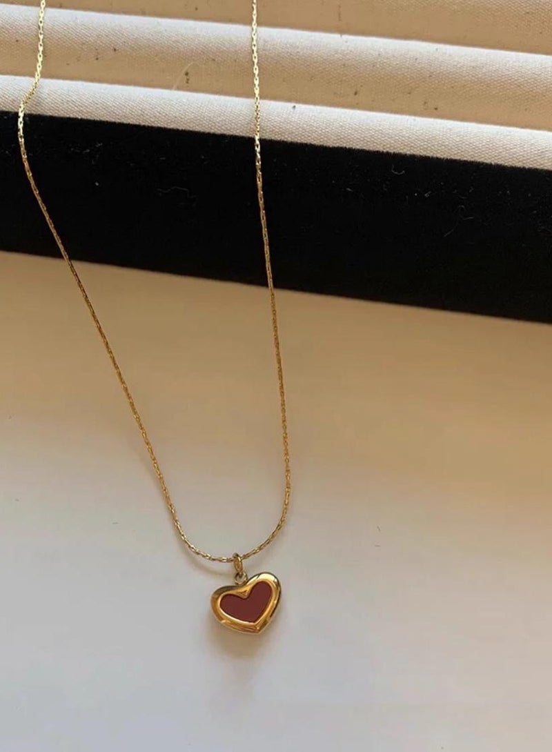 Jewelry 4You Elegant Stainless Steel Gold Plated Necklace For Women - Image 3