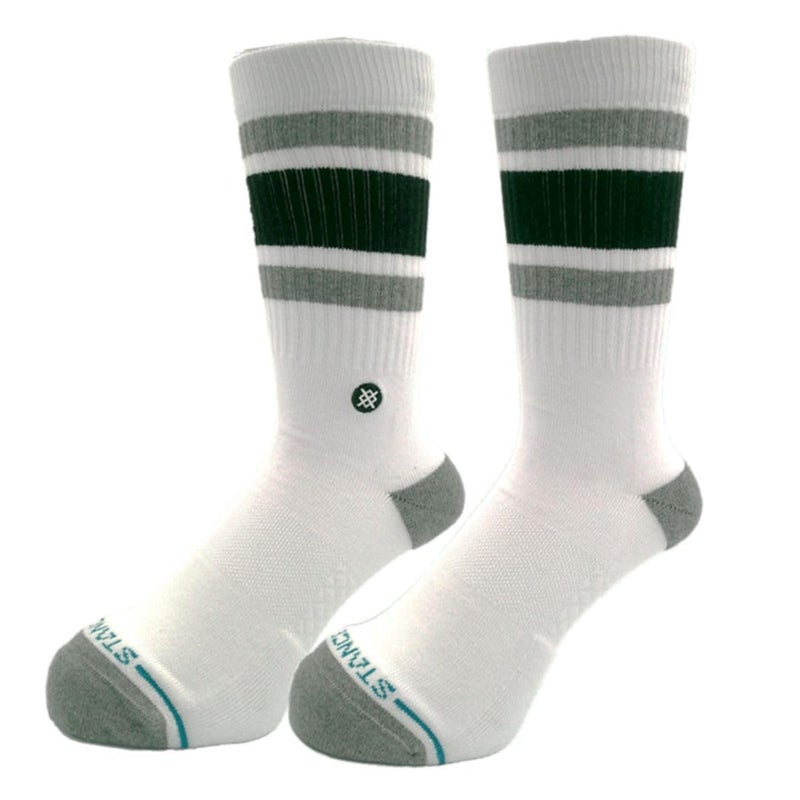 Stance Men's Crew Sock BOYD ST, White, Large