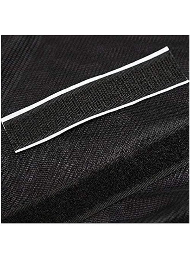 2Pcs Car Window Shade For Baby Universal Fit Adjustable Shade Breathable Mesh Car Curtains Window Net Car Rear Door Outdoor Camping Netting XL, Black, Carsun06 - Image 2