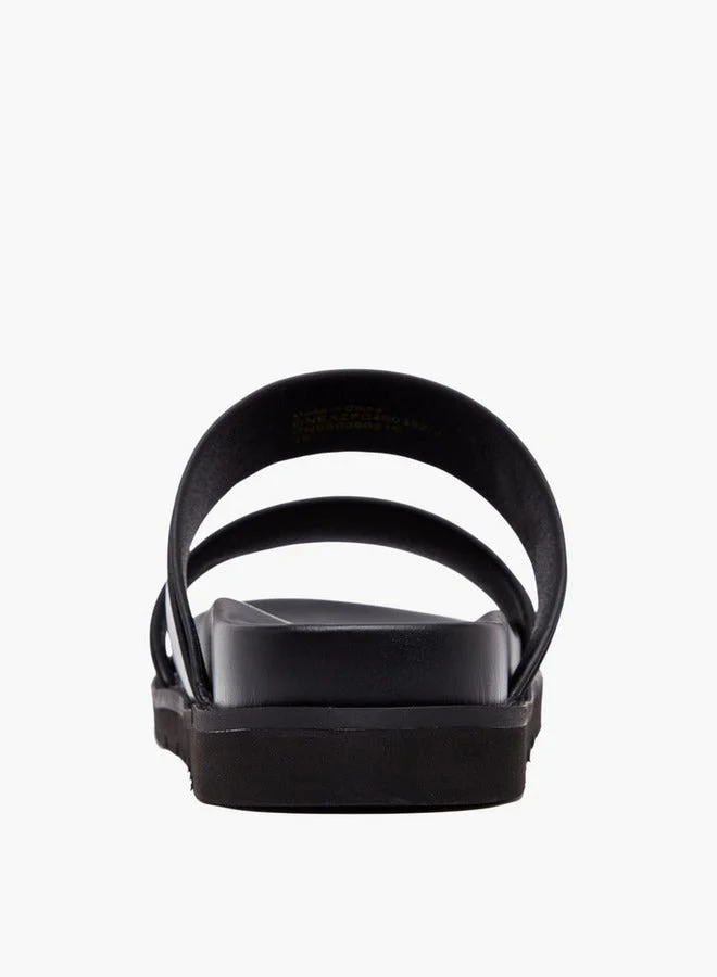 Paprika BLACK Women's Strappy Slip-On Sandals for Women | Best Price UAE