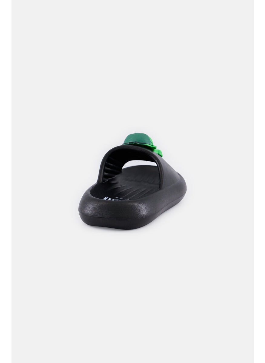 MARVEL Kids Boy Slip On Slides, Black  - Image 2