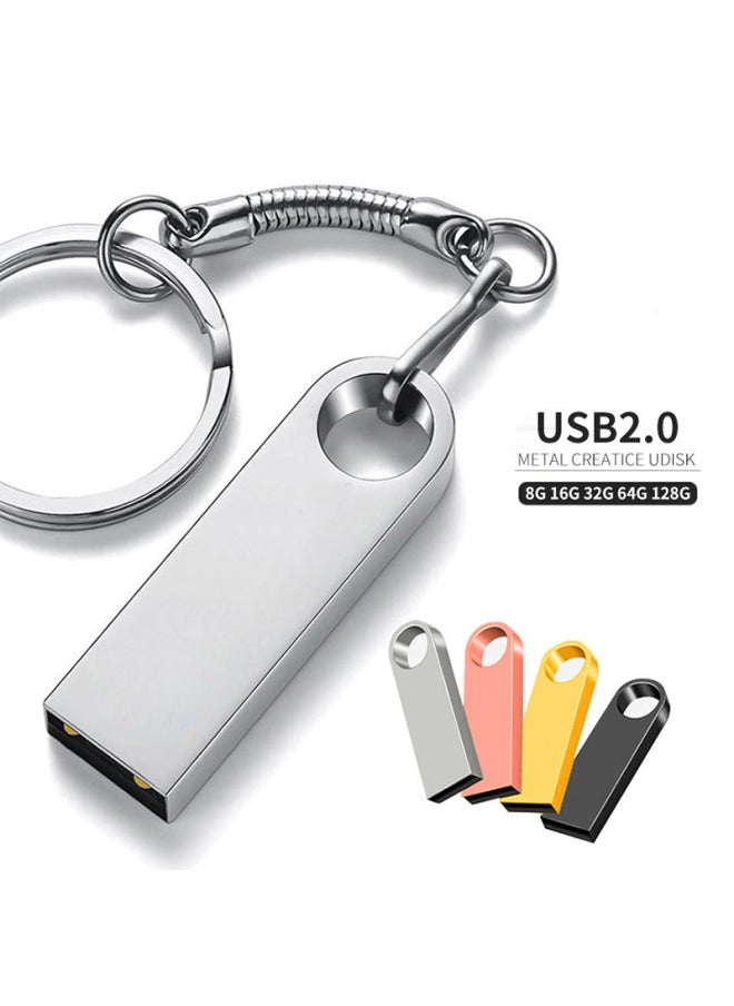 محرك فلاش USB معدني 16 جيجابايت محرك أقراص USB لموسيقى السيارة 8 جيجابايت عالي السرعة 64 جيجابايت عصا كمبيوتر رقمية قابلة للتخصيص - سعة: 64 ميجابايت C6  - Image 3
